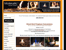 Tablet Screenshot of fireplaceglassdirectvent.com